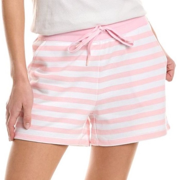 NWT! Draper James Natalie Knit Shorts Pink Awning Stripe 3X plus - Picture 1 of 7